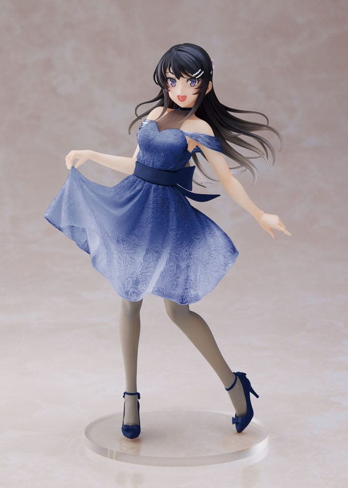 Rascal Does Not Dream of Bunny Girl Senpai PVC Statue Mai Sakurajima Clear Dress Ver. Renewal Edition 20 cm