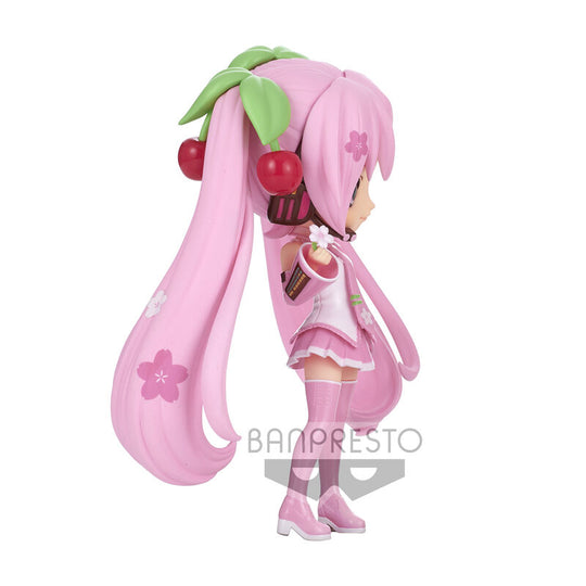 Hatsune Miku Sakura Miku ver.A Q posket figure 14cm