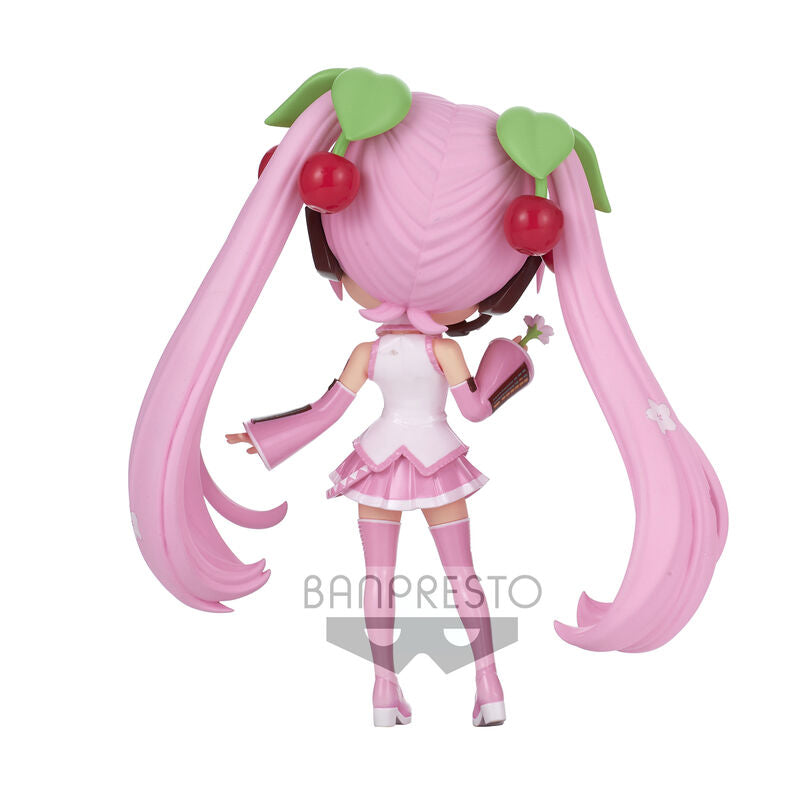 Hatsune Miku Sakura Miku ver.A Q posket figure 14cm