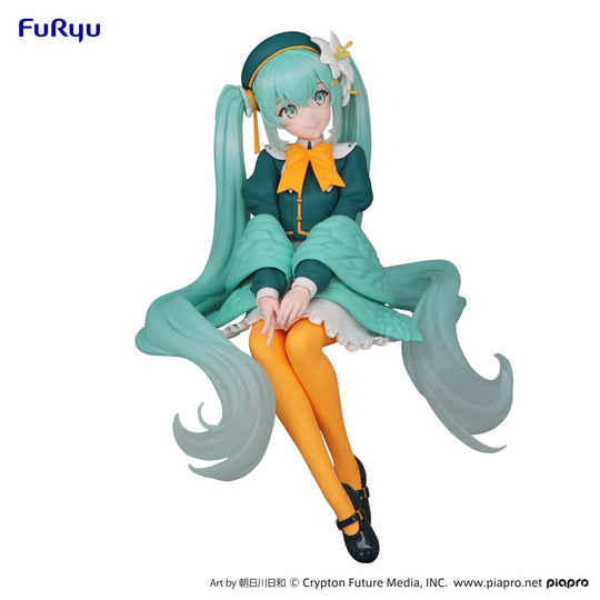 Hatsune Miku Noodle Stopper PVC Statue Flower Fairy Lily 14 cm