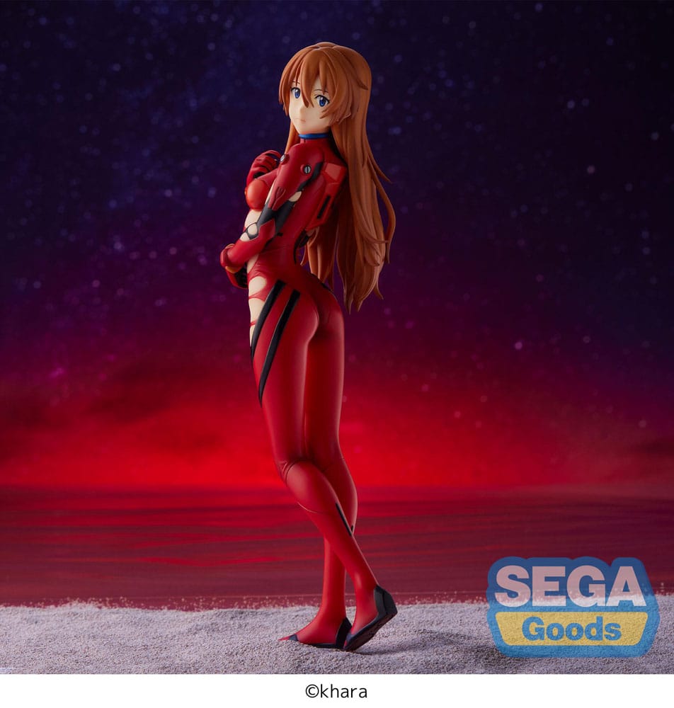 EVANGELION: 3.0+1.0 Thrice Upon a Time SPM PVC Statue Asuka Langley On The Beach (re-run) 21 cm