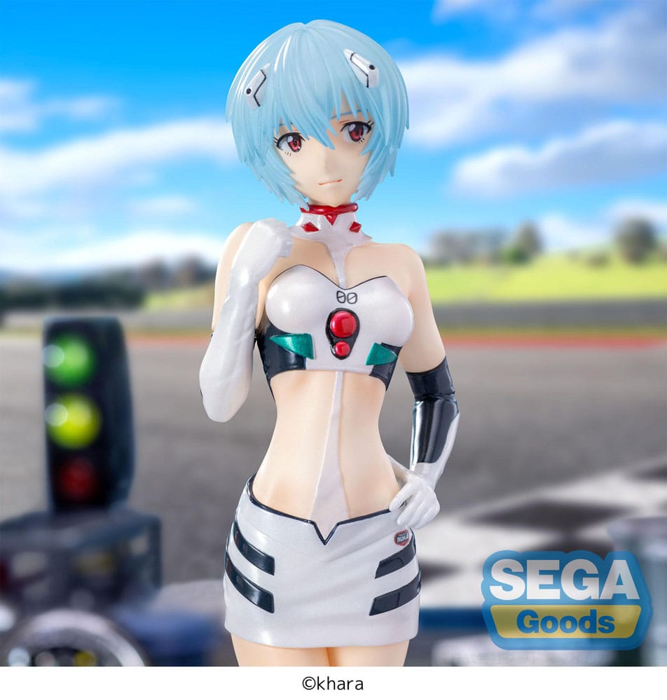 Evangelion Luminasta PVC Statue Evangelion Racing Rei Ayanami Pit Walk 21 cm