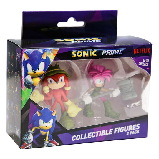 Sonic Prime Action Figures 2-Pack Figures 15 cm Knuckles BCM + Amy