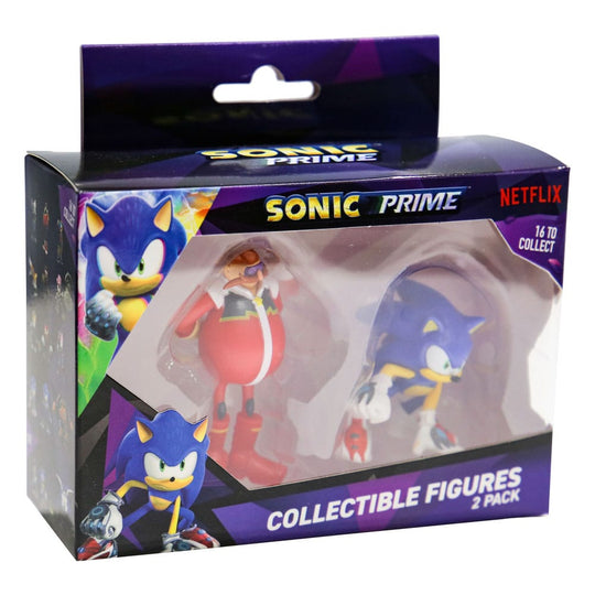 Sonic Prime Action Figures 2-Pack Figures 15 cm Sonic + Dr Eggman