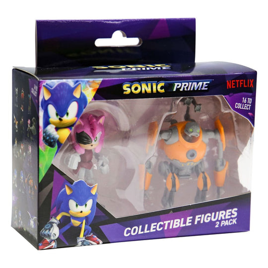 Sonic Prime Action Figures 2-Pack Figures 15 cm Amy + Eggforcer