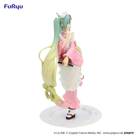 Hatsune Miku Exceed Creative PVC Statue Matcha Green Tea Parfait Cherry Blossom Ver. 20 cm