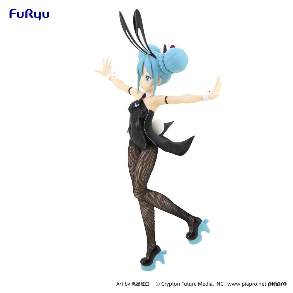 Hatsune Miku BiCute Bunnies PVC Statue Hatsune Miku Black Ver. 30 cm