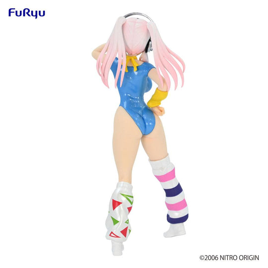 Super Sonico PVC Statue Super Sonico Concept Figure 80's/Another Color/Blue Ver. 18 cm