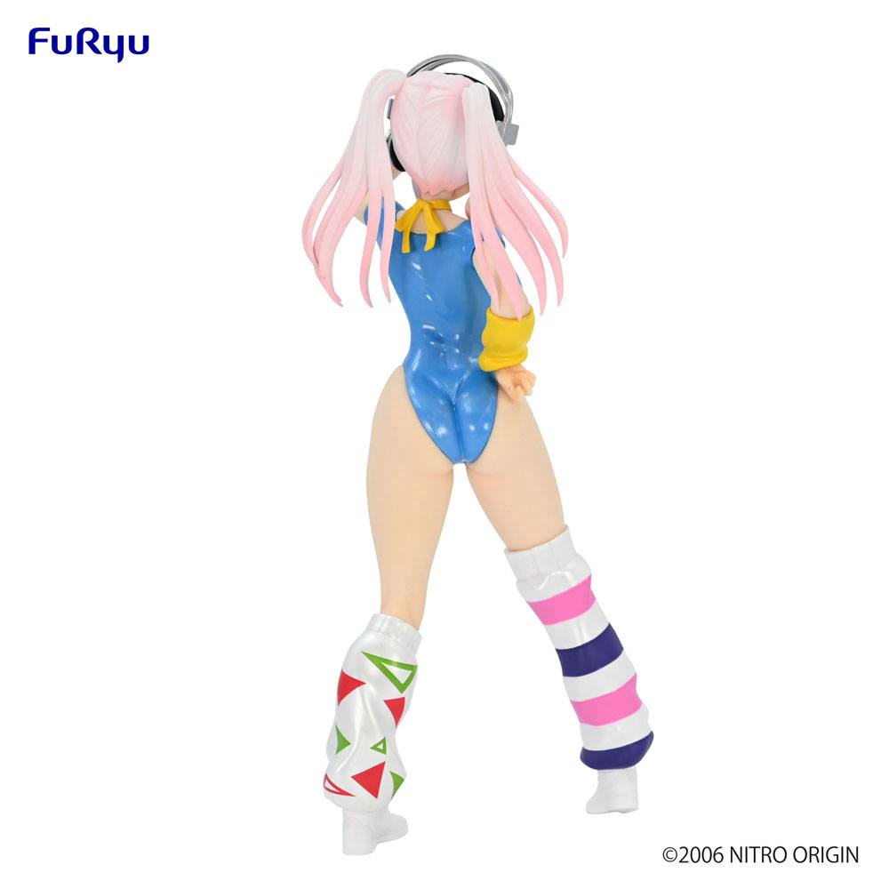 Super Sonico PVC Statue Super Sonico Concept Figure 80's/Another Color/Blue Ver. 18 cm