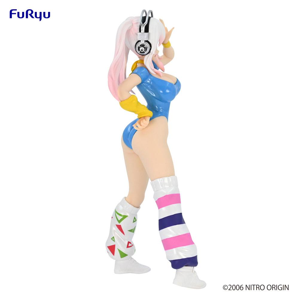 Super Sonico PVC Statue Super Sonico Concept Figure 80's/Another Color/Blue Ver. 18 cm