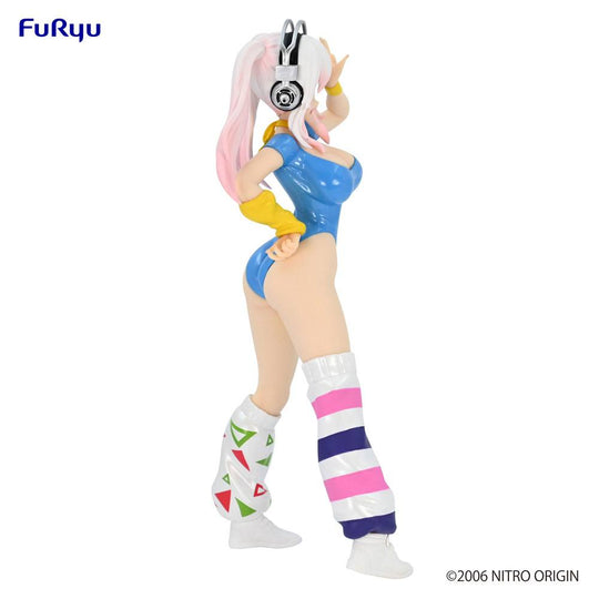 Super Sonico PVC Statue Super Sonico Concept Figure 80's/Another Color/Blue Ver. 18 cm