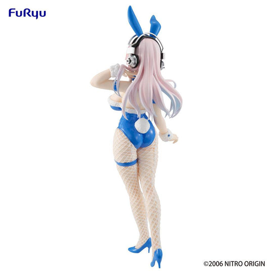 Super Sonico BiCute Bunnies PVC Statue Super Sonico Blue Rabbit Ver. 30 cm