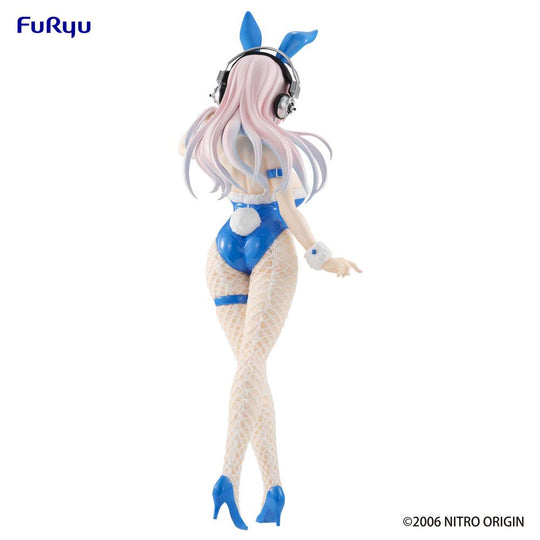 Super Sonico BiCute Bunnies PVC Statue Super Sonico Blue Rabbit Ver. 30 cm