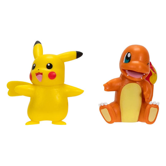 Pokémon Battle Figure First Partner Set Figure 2-Pack Charmander #2, female Pikachu