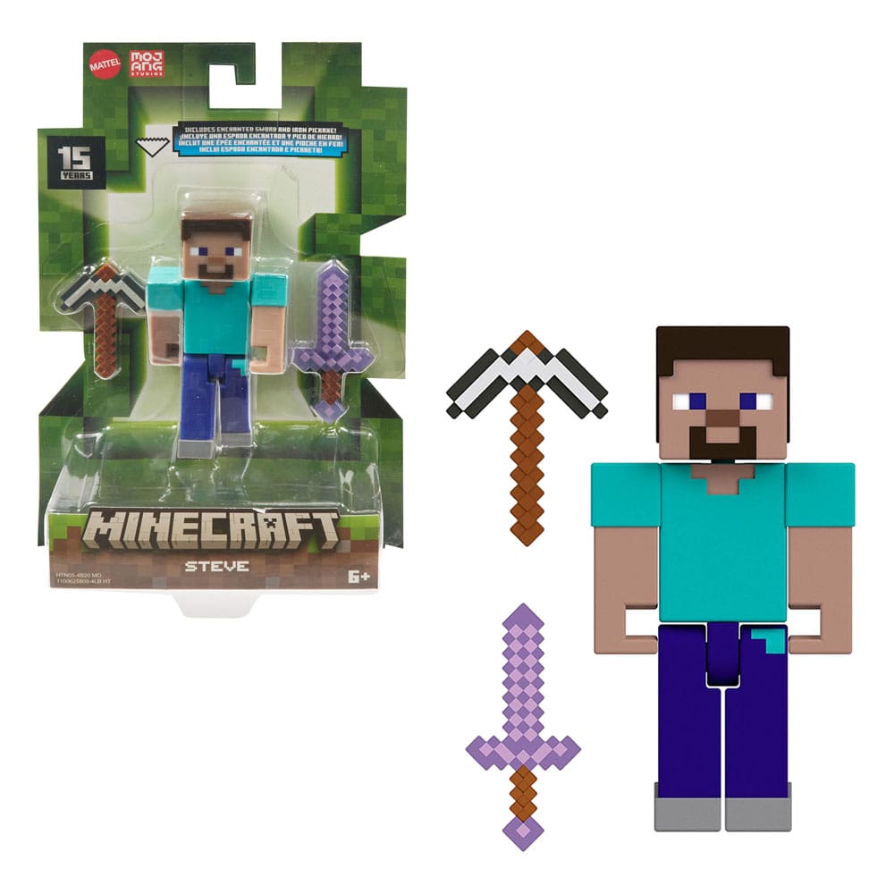 Minecraft Action Figure Steve 8 cm