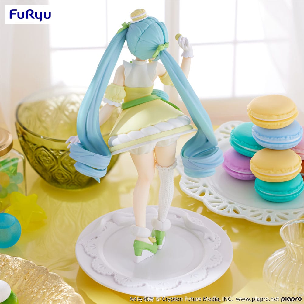 Hatsune Miku Exceed Creative PVC Statue SweetSweets Series Macaroon Citron Color Ver. 22 cm