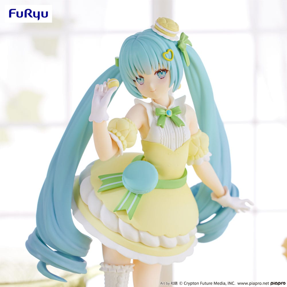 Hatsune Miku Exceed Creative PVC Statue SweetSweets Series Macaroon Citron Color Ver. 22 cm