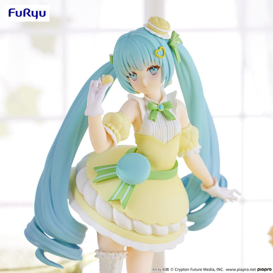 Hatsune Miku Exceed Creative PVC Statue SweetSweets Series Macaroon Citron Color Ver. 22 cm