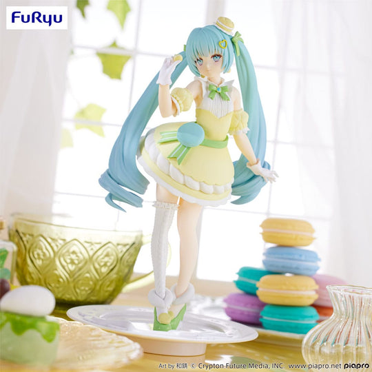 Hatsune Miku Exceed Creative PVC Statue SweetSweets Series Macaroon Citron Color Ver. 22 cm