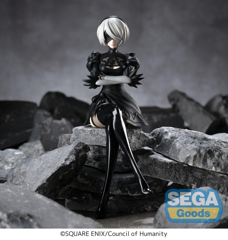 NieR:Automata Ver1.1a PM Perching PVC Statue 2B 13 cm