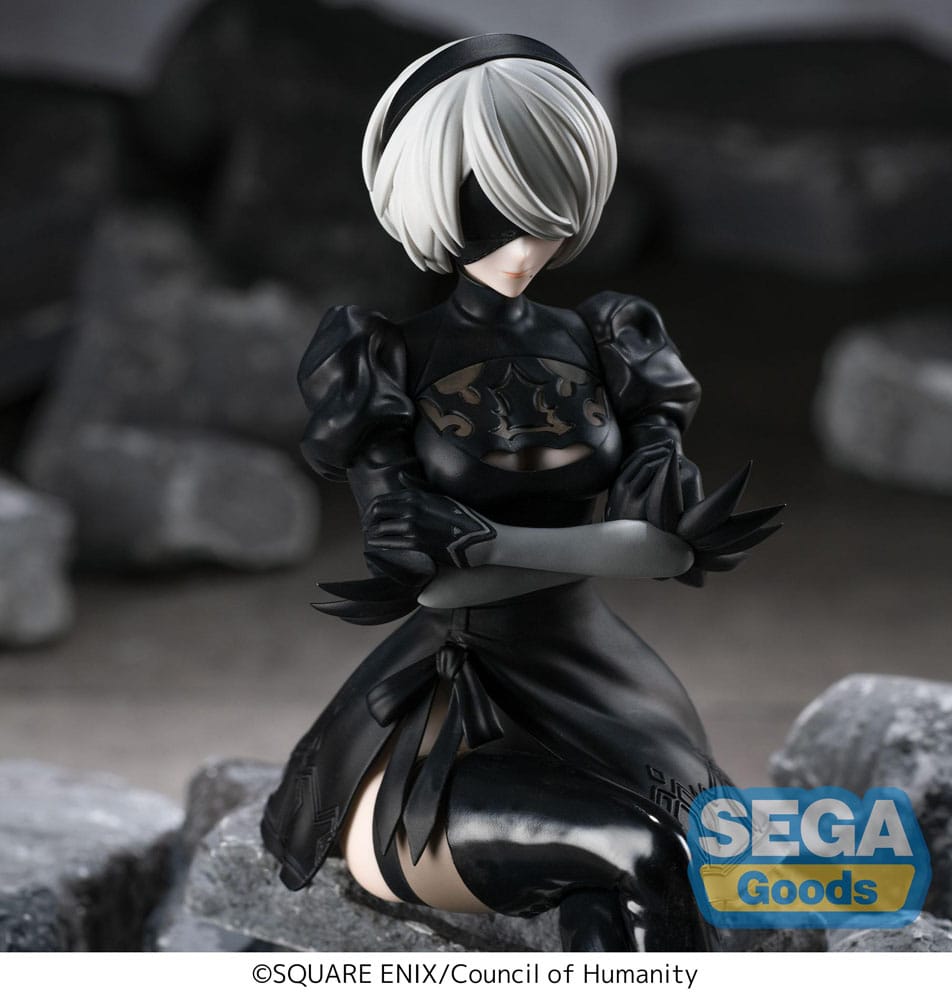 NieR:Automata Ver1.1a PM Perching PVC Statue 2B 13 cm