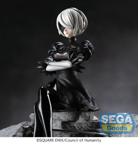 NieR:Automata Ver1.1a PM Perching PVC Statue 2B 13 cm