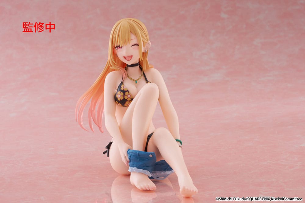 My Dress-Up Darling PVC Statue Desktop Cute Figure Marin Kitagawa Measured Swimsuit Ver.