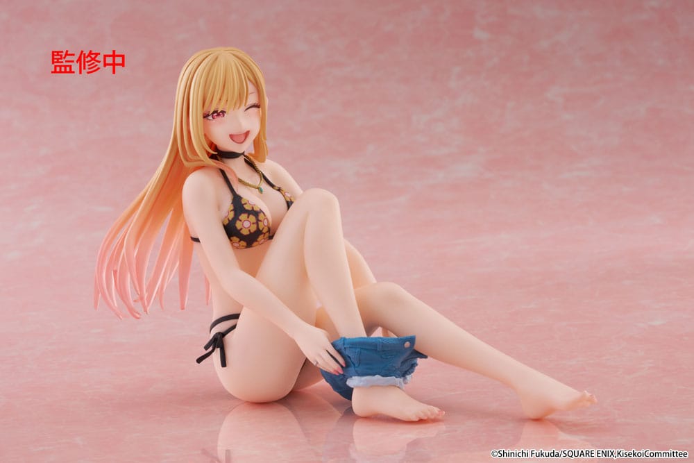 My Dress-Up Darling PVC Statue Desktop Cute Figure Marin Kitagawa Measured Swimsuit Ver.