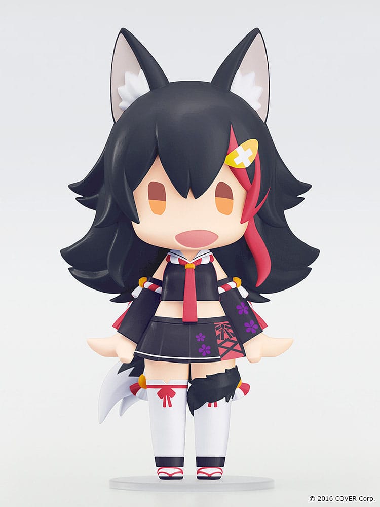 Hololive Production HELLO! GOOD SMILE Action Figure Ookami Mio