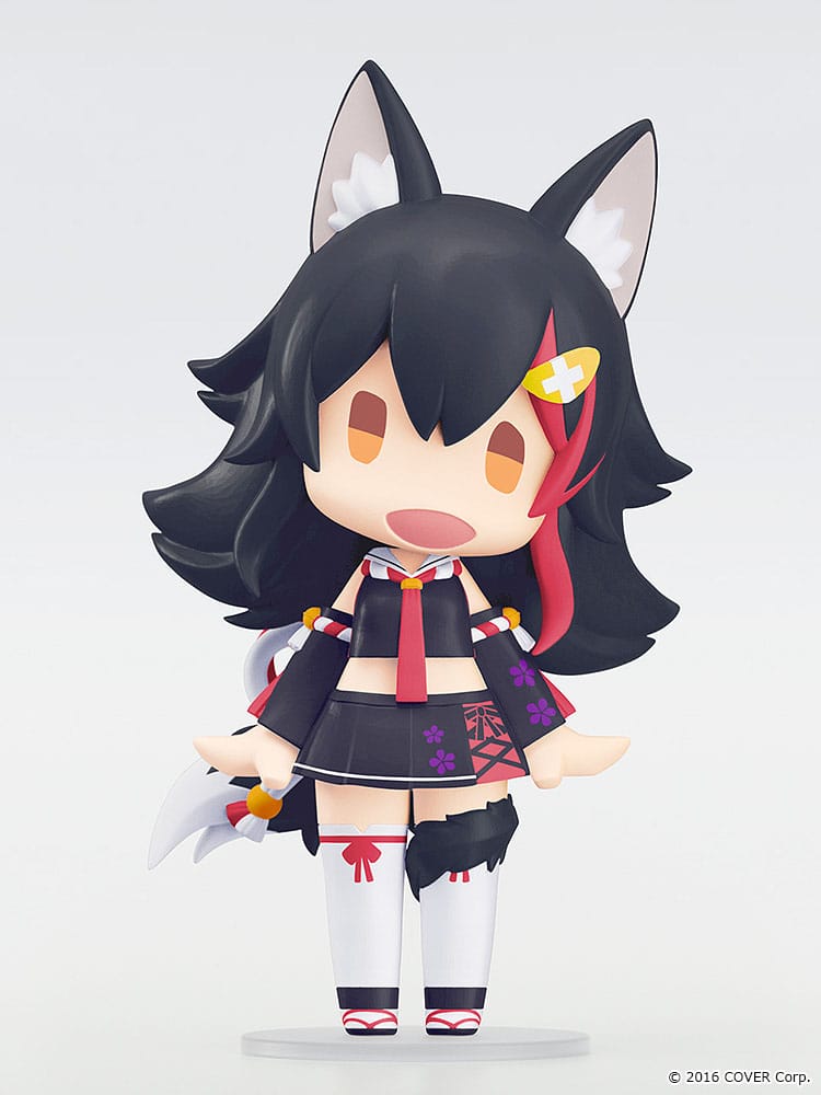 Hololive Production HELLO! GOOD SMILE Action Figure Ookami Mio