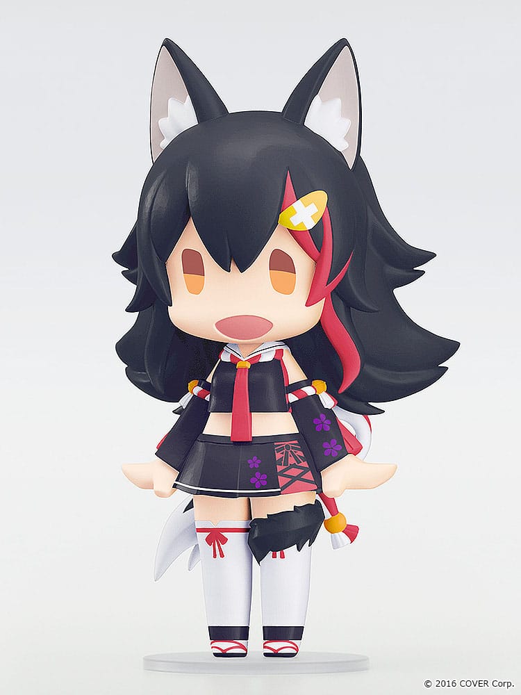 Hololive Production HELLO! GOOD SMILE Action Figure Ookami Mio