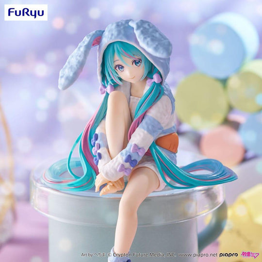 Hatsune Miku - Noodle Stopper- Rabbit Ear Hood Pajama Blue Color Ver.