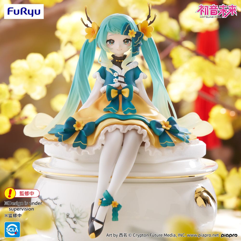 Hatsune Miku Noodle Stopper PVC Statue Hatsune Miku 2025 Chinese New Year Ver.