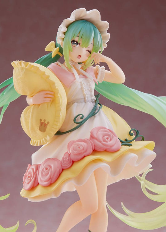 Hatsune Miku PVC Statue Hatsune Miku Wonderland Figure Sleeping Beauty