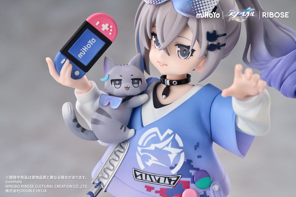Honkai: Star Rail Rise Up Little Cat Series PVC Statue Silver Wolf Ver. 19 cm