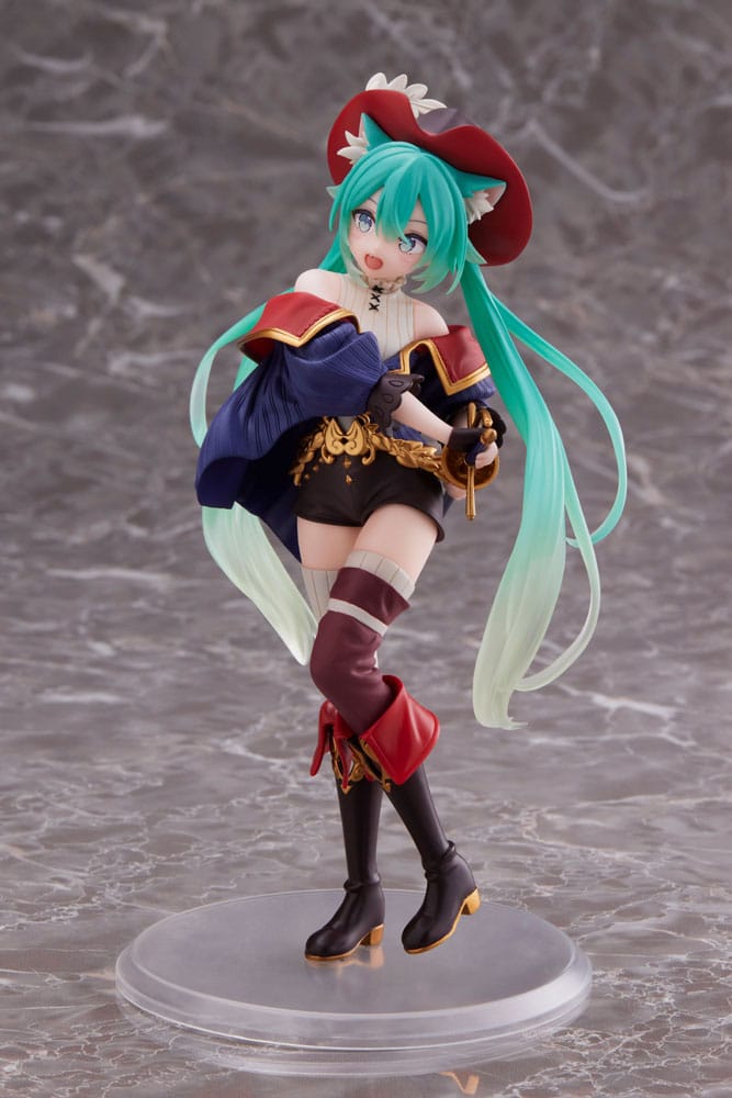 Hatsune Miku PVC Statue Wonderland Puss in Boots 18 cm