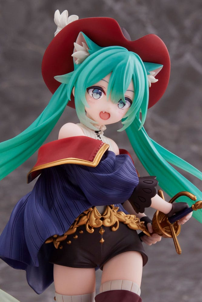 Hatsune Miku PVC Statue Wonderland Puss in Boots 18 cm