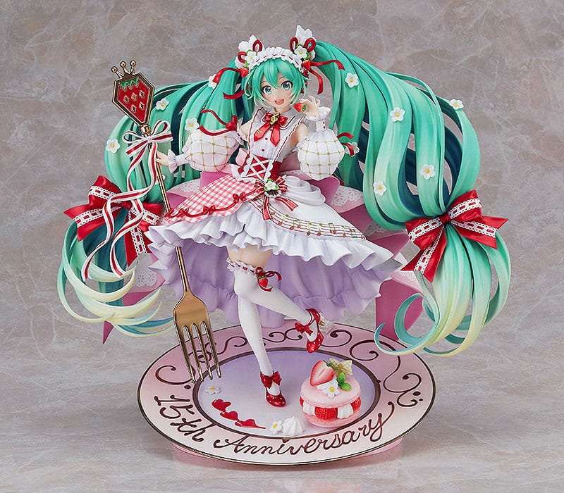 Character Vocal Series 01: Hatsune Miku PVC Statue 1/7: 15th Anniversary Ver. 29 cm