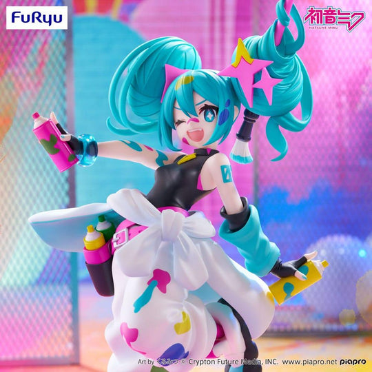 Hatsune Miku - Trio-Try-It - Paint Girl Statue 23cm