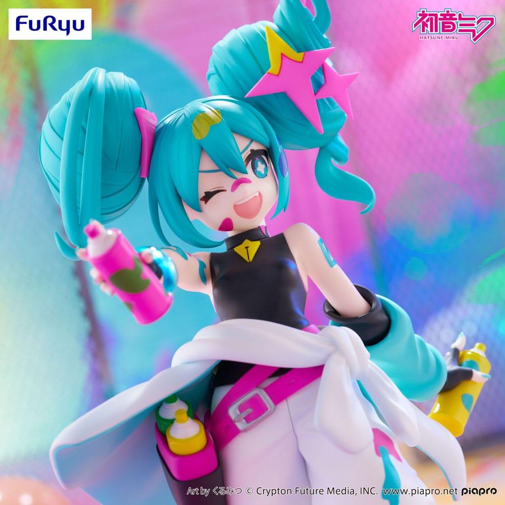 Hatsune Miku - Trio-Try-It - Paint Girl Statue 23cm