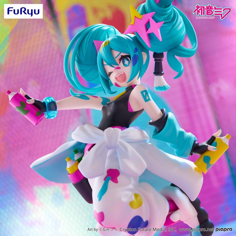 Hatsune Miku - Trio-Try-It - Paint Girl Statue 23cm