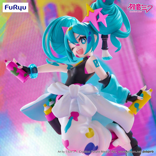 Hatsune Miku - Trio-Try-It - Paint Girl Statue 23cm