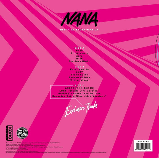 Nana Best Collection Vinyl 2 x LP Extended Version