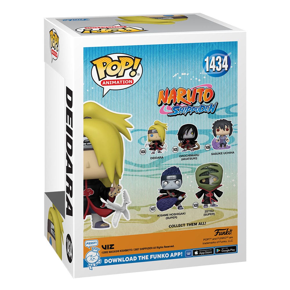 Naruto Pop! Animation Vinyl Figure Deidara 9 cm