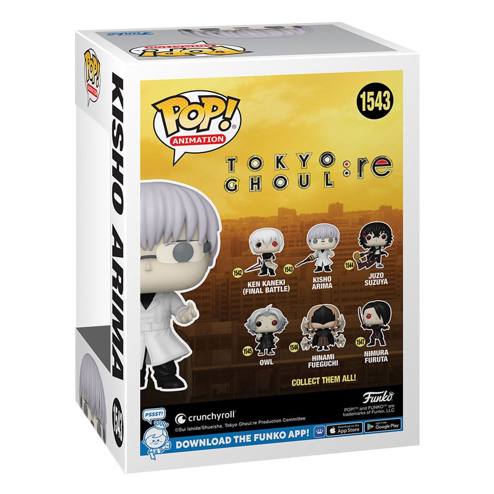 Tokyo Ghoul:re POP! Animation Vinyl Figure Kisho Arima 9 cm