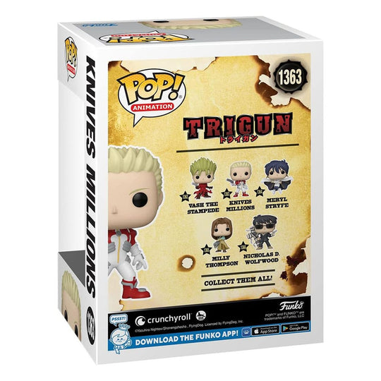 Trigun POP! Television Vinyl Figure Knives 9 cm