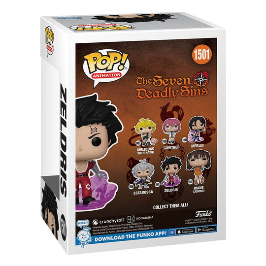 Seven Deadly Sins Pop! Animation Vinyl Figure Zeldris 9 cm