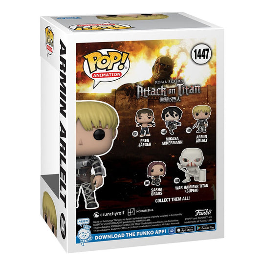 Attack on Titan POP! Animation Vinyl Figures Armin Arlert 9 cm