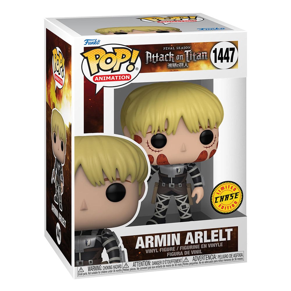 Attack on Titan POP! Animation Vinyl Figures Armin Arlert 9 cm Chase