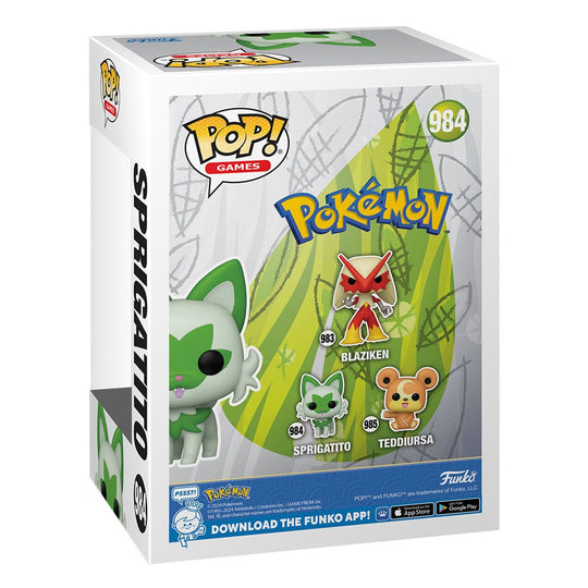 Pokemon POP! Games Vinyl Figure Sprigatito(EMEA) 9 cm